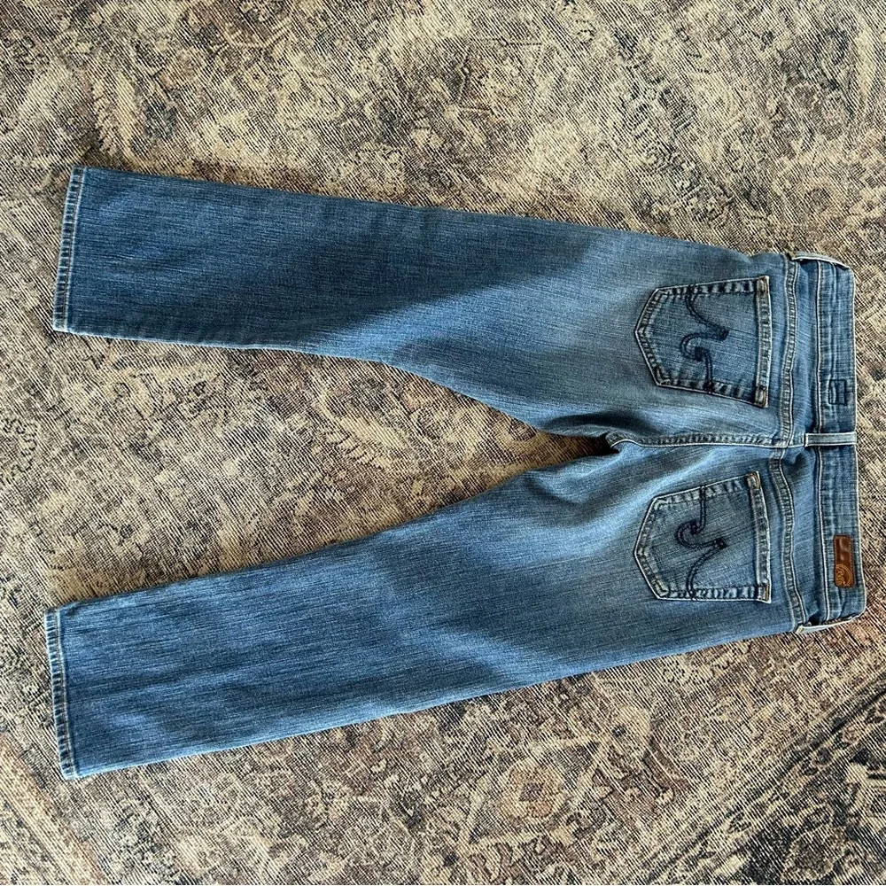 Ag Tomboy Crop Relaxed Straight Jeans - Picture 3 of 6